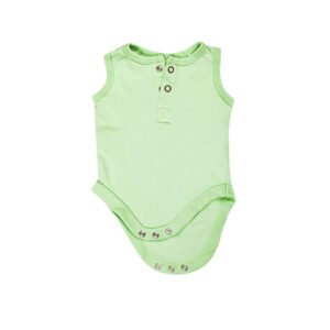 Mint Fresh Sleeveless Baby Bodysuit