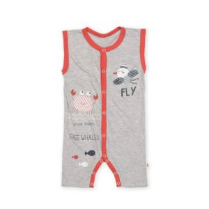Ocean Friends Sleeveless Baby Romper